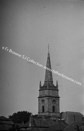 THE CHURCH SPIRES OF DROGHEDA, STEEPLEJACK AT WORK